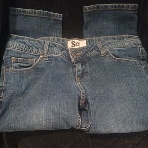 SO Women's Denim SkinnyStraight Leg Jeans